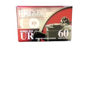Maxell Audio Cassette Normal Bias UR 60 Minutes 10 Pcs ($)3863